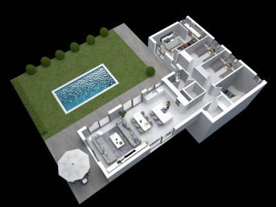 CHALET INDEPENDIENTE CON PISCINA, GARAJE Y JARDÍN EN VILADECAVALLS!!