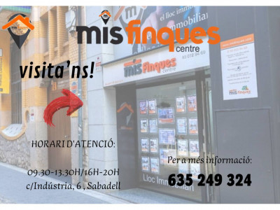 FANTASTICO PISO CON PARKING Y TRASTERO CAN LLONG-SABADELL