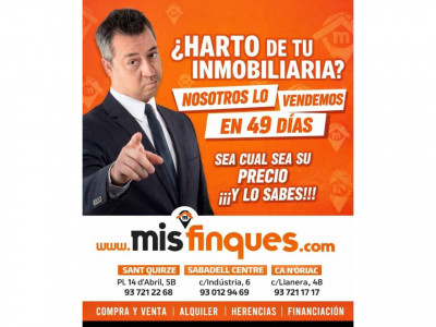 OPORTUNIDAD ¡¡¡¡GRAN CASA EN POBLE SEC-SANT QUIRZE DEL VALLES